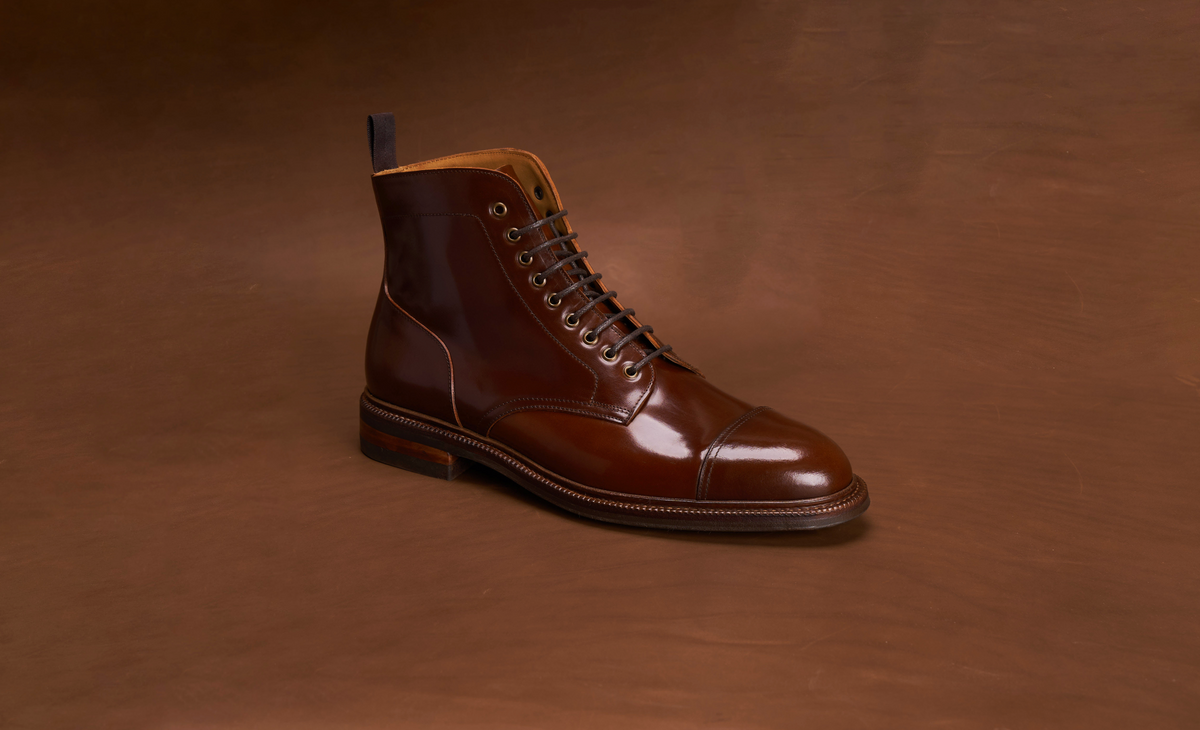 Brown Shinki Shell Cordovan Jumper